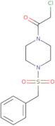 2-Chloro-1-(4-phenylmethanesulfonylpiperazin-1-yl)ethan-1-one