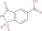 1,1,3-Trioxo-2,3-dihydro-1,2-benzothiazole-5-carboxylic acid