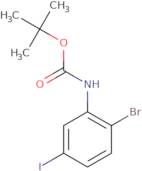 2-Bromo-5-iodoaniline, N-BOC protected