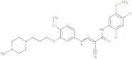 2-Cyano-N-(2,4-dichloro-5-methoxyphenyl)-3-[[4-methoxy-3-[3-(4-methylpiperazin-1-yl)propoxy]phen...