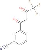 3-(4,4,4-Trifluoro-3-oxobutanoyl)benzonitrile