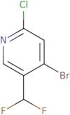 4-Bromo-2-chloro-5-(difluoromethyl)pyridine