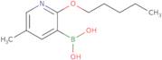 5-Methyl-2-pentyloxypyridine-3-boronic acid