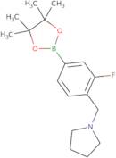 3-Fluoro-4-(pyrrolidinomethyl)phenylboronic acid, pinacol ester