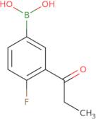 4-Fluoro-3-propanoylphenylboronic acid