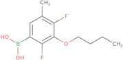 3-Butoxy-2,4-difluoro-5-methylphenylboronic acid