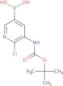 3-(t-Butoxycarbonylamino)-2-chloropyridine-5-boronic acid