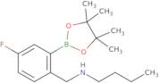 2-(N-Butylaminomethyl-5-fluorophenylboronic acid, pinacol ester