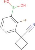 3-(1-Cyanocyclobutyl)-2-fluorophenylboronic acid