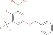 5-(Benzyloxy)-2-fluoro-3-(trifluoromethyl)phenylboronic acid