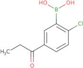 (2-Chloro-5-propionylphenyl)boronic acid