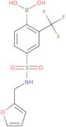 4-(N-(Furan-2-ylmethyl)sulfamoyl)-2-trifluoromethylphenylboronic acid