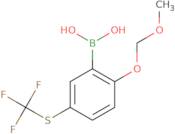 2-(Methoxymethoxy)-5-(trifluoromethylthio)phenylboronic acid