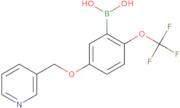 [5-(Pyridin-3-ylmethoxy)-2-(trifluoromethoxy)phenyl]boronic acid