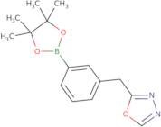 2-(3-(4,4,5,5-Tetramethyl-1,3,2-dioxaborolan-2-yl)benzyl)-1,3,4-oxadiazole