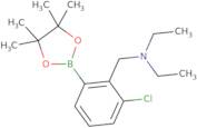 3-Chloro-2-(N,N-diethylaminomethyl)phenylboronic acid, pinacol ester