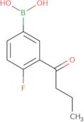 3-Butanoyl-4-fluorophenylboronic acid