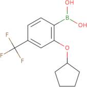 2-Cyclopentyloxy-4-(trifluoromethyl)phenylboronic acid