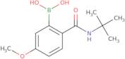 2-(tert-Butylcarbamoyl)-5-methoxyphenylboronic acid