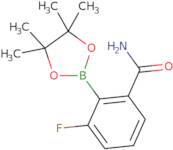 2-Carbamoyl-6-fluorophenylboronic acid pinacol ester