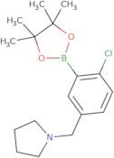 2-Chloro-5-(pyrrolidinomethyl)phenylboronic acid, pinacol ester