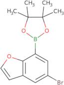 5-Bromobenzofuran-7-boronic acid, pinacol ester