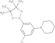 3-Chloro-5-piperidinophenylboronic acid, pinacol ester