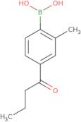 4-Butanoyl-2-methylphenylboronic acid