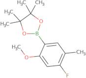 4-Fluoro-2-methoxy-5-methylphenylboronic acid, pinacol ester