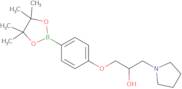 1-(Pyrrolidin-1-yl)-3-(4-(4,4,5,5-tetramethyl-1,3,2-dioxaborolan-2-yl)phenoxy)propan-2-ol