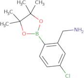 4-Chloro-2-(aminomethyl)phenylboronic acid, pinacol ester