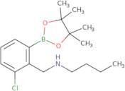 2-(N-Butylaminomethyl)-3-chlorophenylboronic acid, pinacol ester