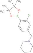 2-Chloro-4-(piperidinomethyl)phenylboronic acid, pinacol ester