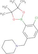 2-Chloro-5-(piperidinomethyl)phenylboronic acid, pinacol ester