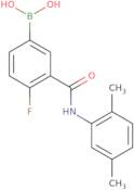 {3-[(2,5-dimethylphenyl)carbamoyl]-4-fluorophenyl}boronic acid