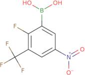 2-Fluoro-5-nitro-3-(trifluoromethyl)phenylboronic acid