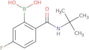 2-(t-Butylcarbamoyl)-5-fluorophenylboronic acid