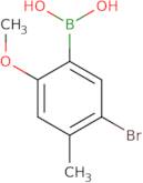 5-Bromo-2-methoxy-4-methylphenylboronic acid