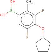 4-(Cyclopentyloxy)-3,5-difluoro-2-methylphenylboronic acid