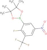 2-Fluoro-5-nitro-3-(trifluoromethyl)phenylboronic acid, pinacol ester