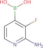 (2-Amino-3-fluoropyridin-4-yl)boronicacid