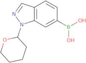 1-(Tetrahydro-2H-pyran-2-yl)-1H-indazol-6-yl-6-boronic acid