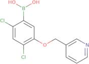 2,4-Dichloro-5-(pyridin-3-ylmethoxy)phenylboronic acid