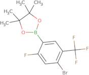 4-Bromo-2-fluoro-5-(trifluoromethyl)phenylboronic acid, pinacol ester