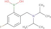 2-((Diisopropylamino)methyl)-5-fluorophenylboronic acid