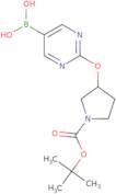 2-(1-Boc-pyrrolidin-3-yloxy)pyrimidine-5-boronic acid