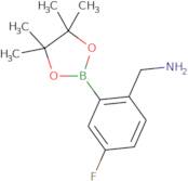 5-Fluoro-2-aminomethylphenylboronic acid, pinacol ester