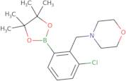 3-Chloro-2-(morpholinomethyl)phenylboronic acid, pinacol ester