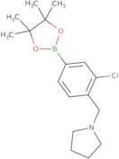 3-Chloro-4-(pyrrolidinomethyl)phenylboronic acid, pinacol ester