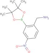 2-Aminomethyl-5-nitrophenylboronic acid, pinacol ester